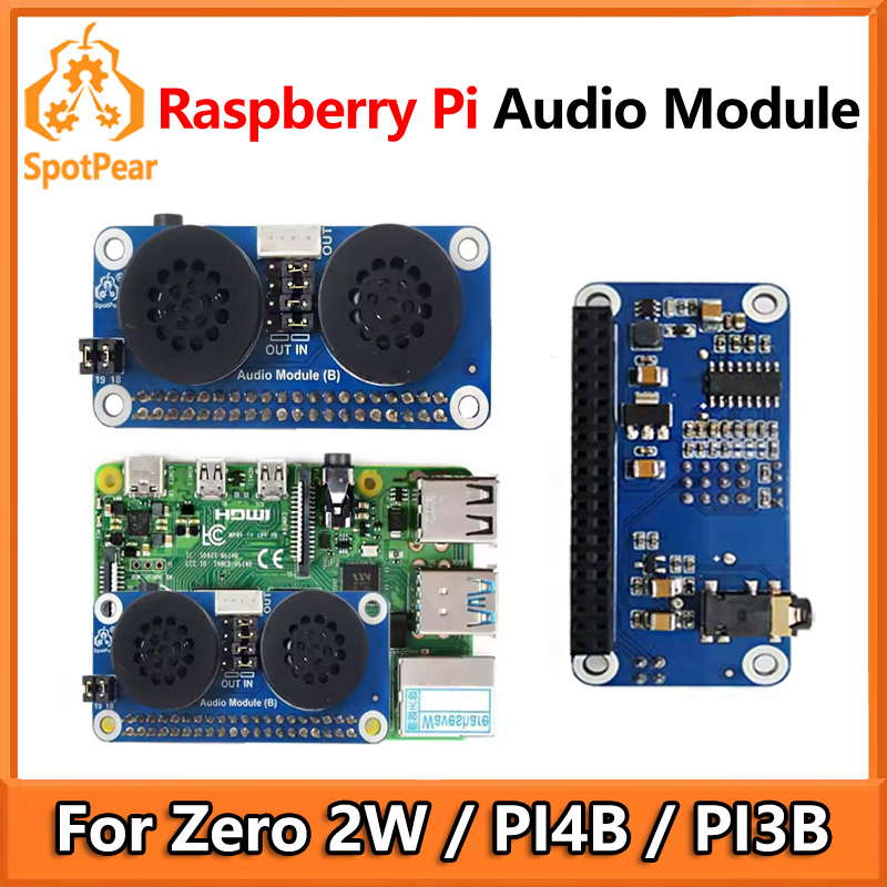 Pi Zero W Board - Raspberry Pi zero/3B/4B speaker expansion board