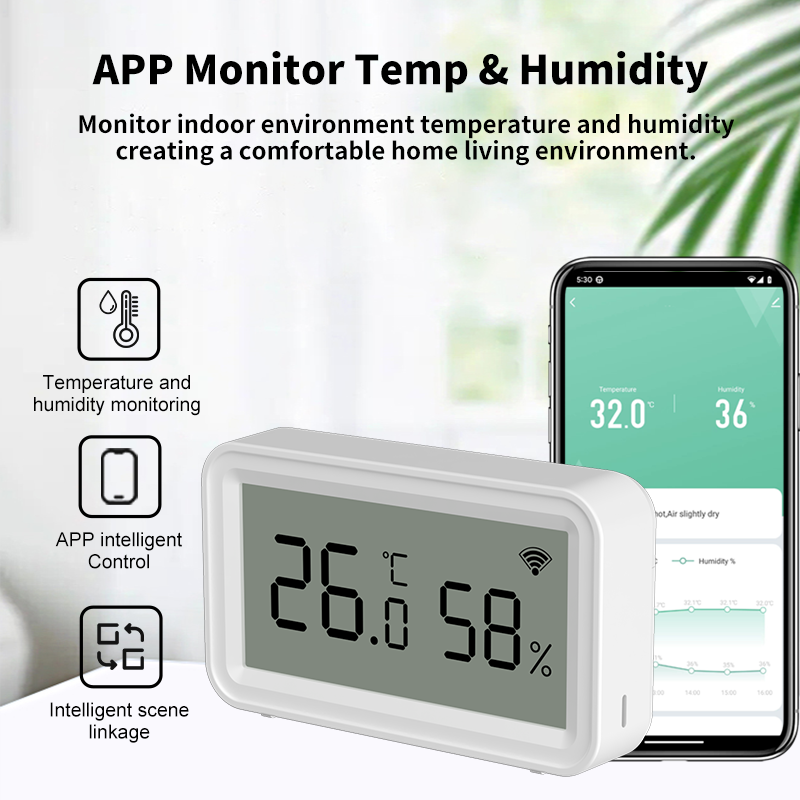 Tuya Zigbee WiFi Thermometer H – Temperature Humidity Sensor recenzja i cena