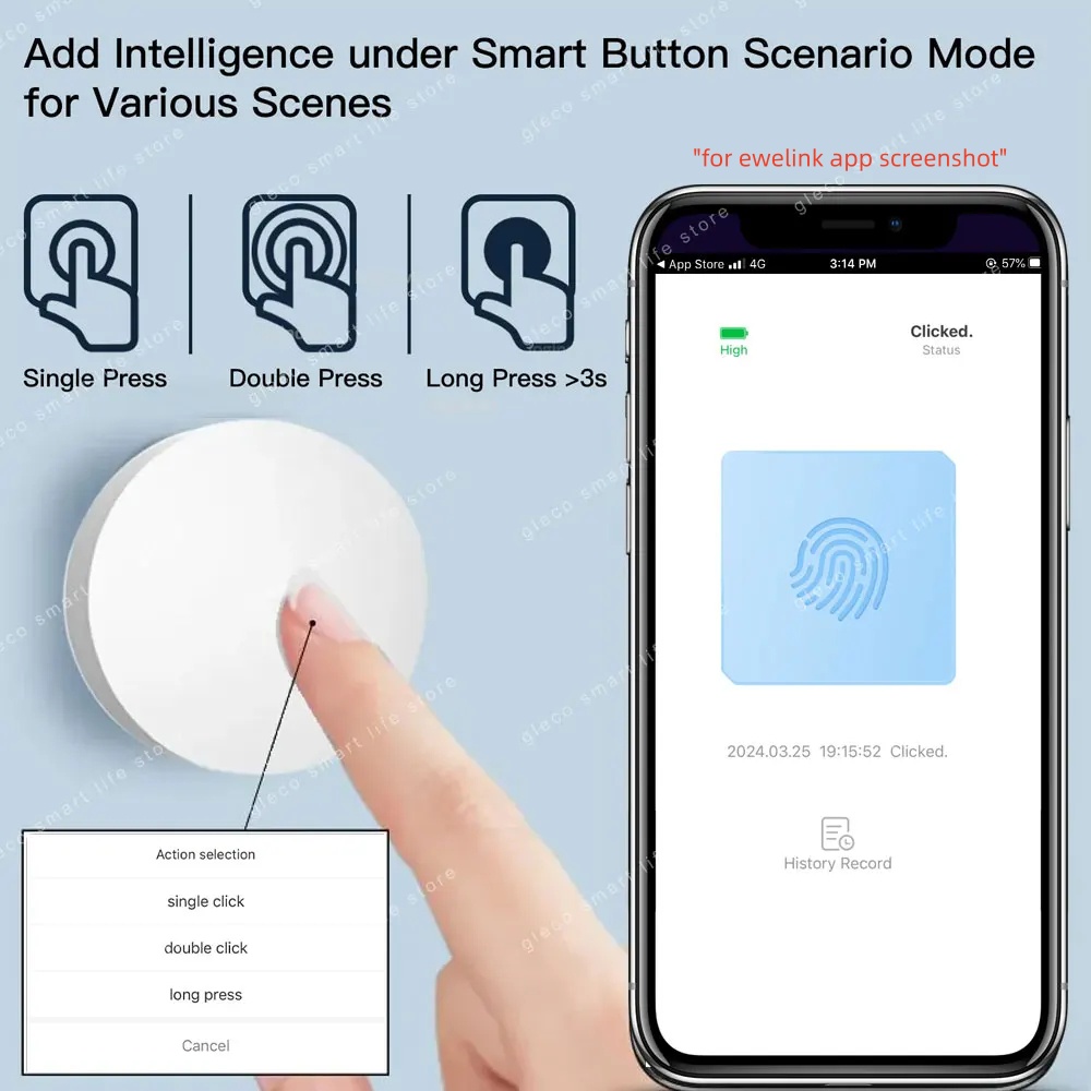 New Zigbee Button Scene Switch – Home Automation Technology recenzja i cena