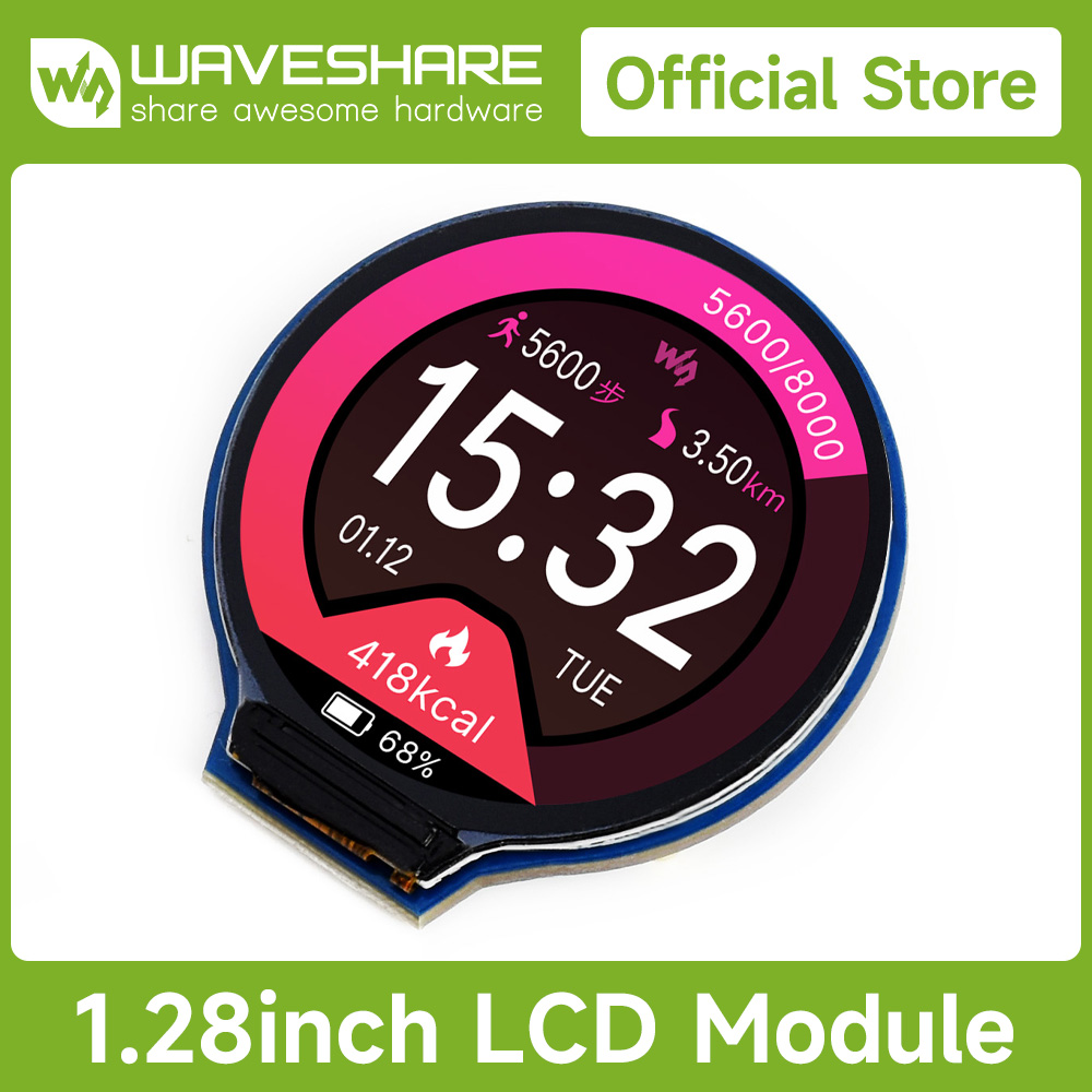 Waveshare 1.28inch Round LCD D – Home Automation Arduino recenzja i cena