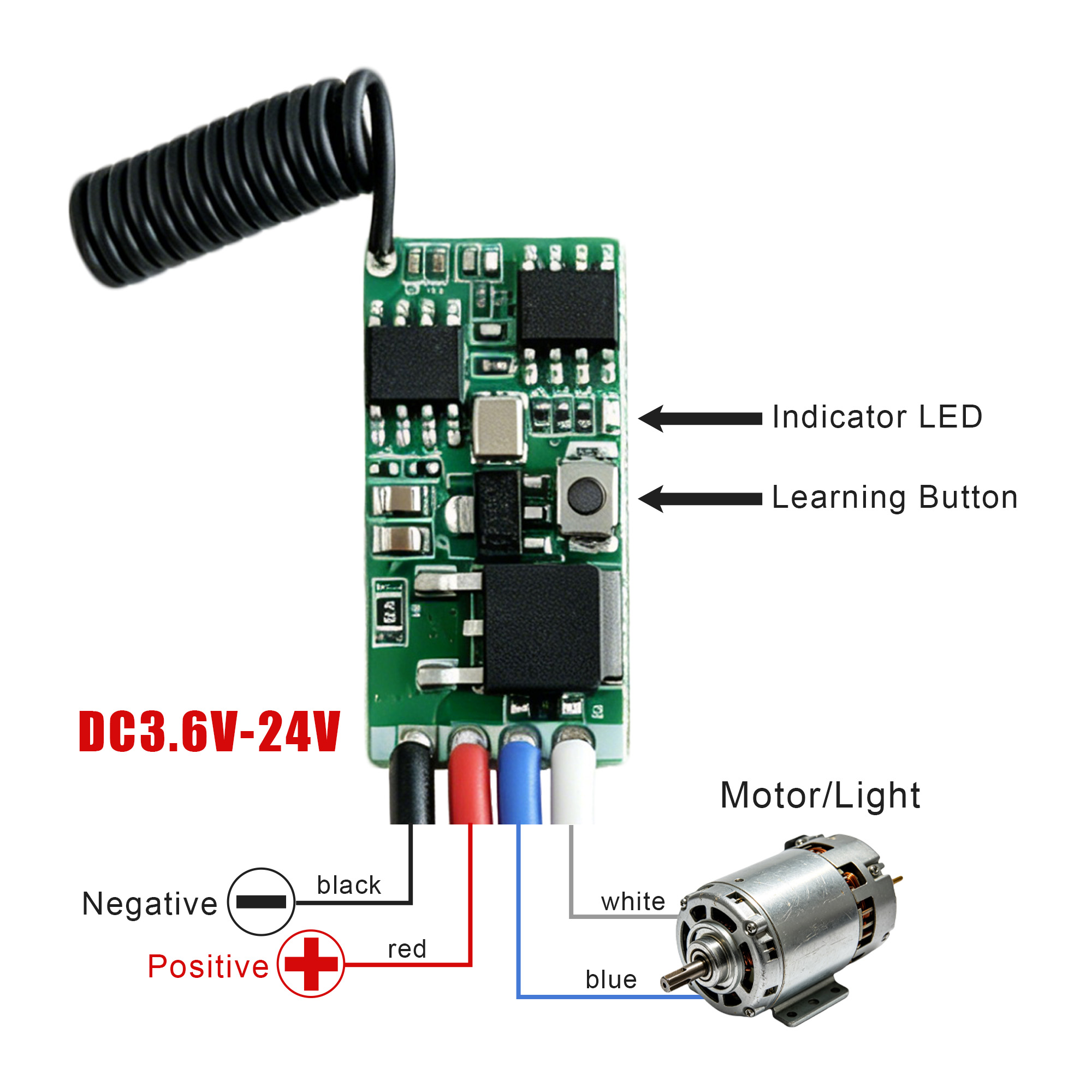 DC 3.7V-24V 433MHz Mini Wirele – 433Mhz Receiver Module recenzja i cena