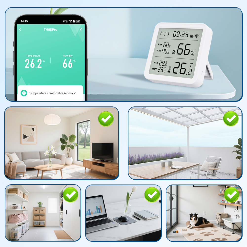 Tuya WiFi Thermometer hygromet – Temperature Humidity Sensor recenzja i cena