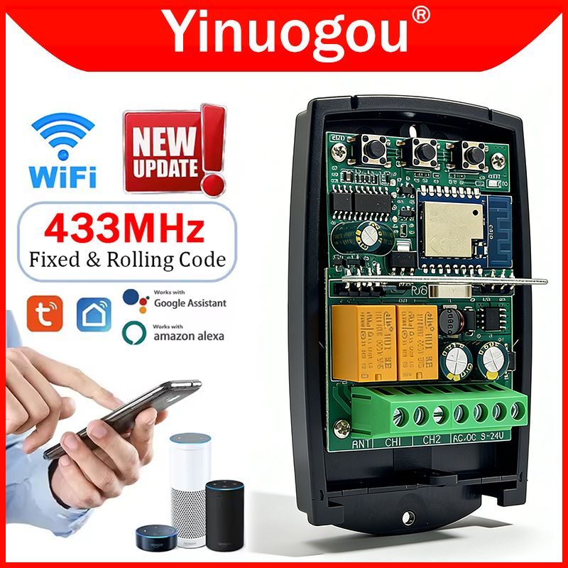 Universal 433MHz Tuya WIFI Gar – 433Mhz Receiver Module recenzja i cena