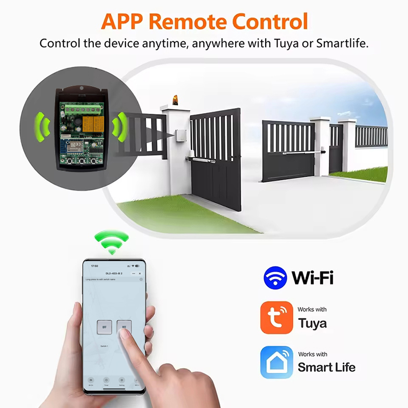 Universal 433MHz Tuya WIFI Gar – 433Mhz Receiver Module recenzja i cena