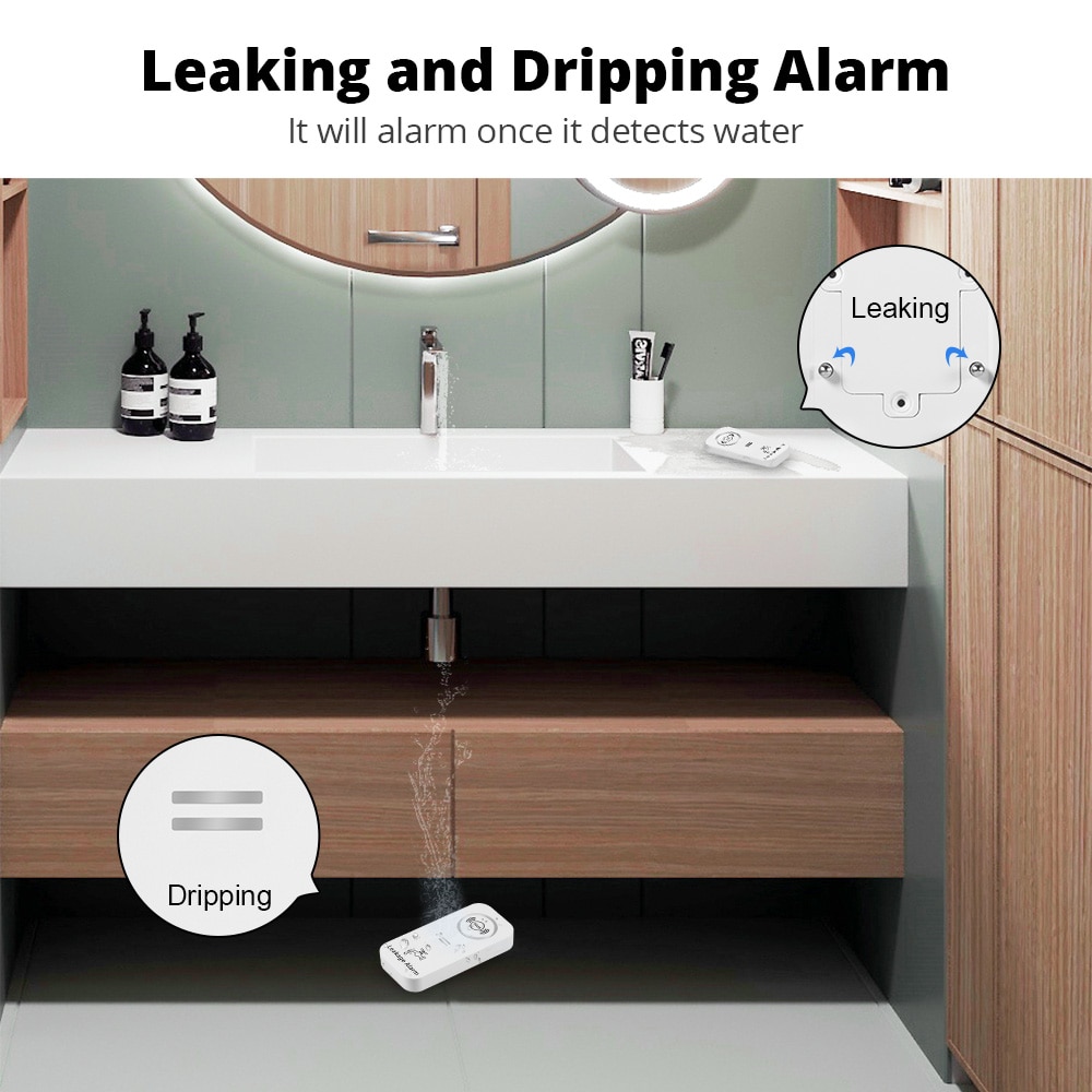 KERUI Wireless Water Sensor 90 – Home Automation Technology recenzja i cena