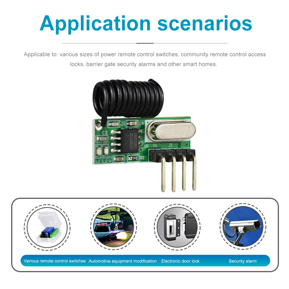 315MHz/433MHz RF Wireless Modu – 433Mhz Receiver Module recenzja i cena