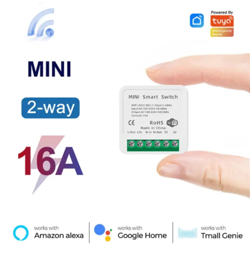 Mini 16A WiFi Switch Smart Lif – Home Automation Technology recenzja i cena