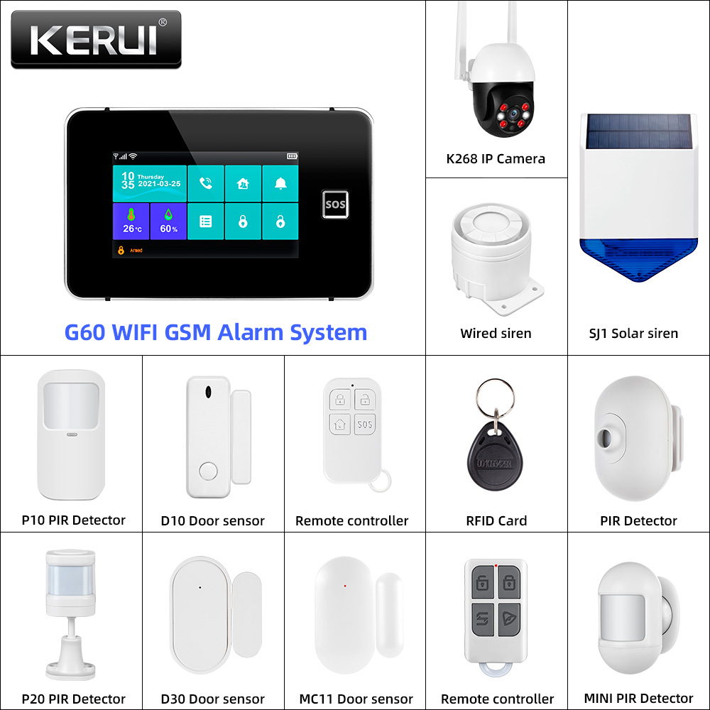 KERUI Tuya Alarm Panel DIY You – Home Automation Diy Kit recenzja i cena