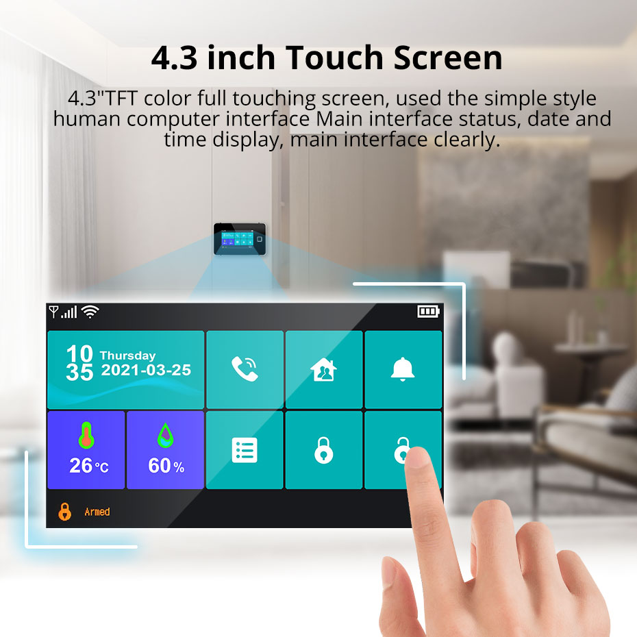 KERUI Tuya Alarm Panel DIY You – Home Automation Diy Kit recenzja i cena