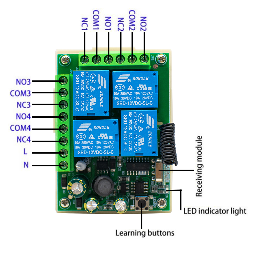 433Mhz Wireless Switch AC 85-2 – 433Mhz Receiver Module recenzja i cena