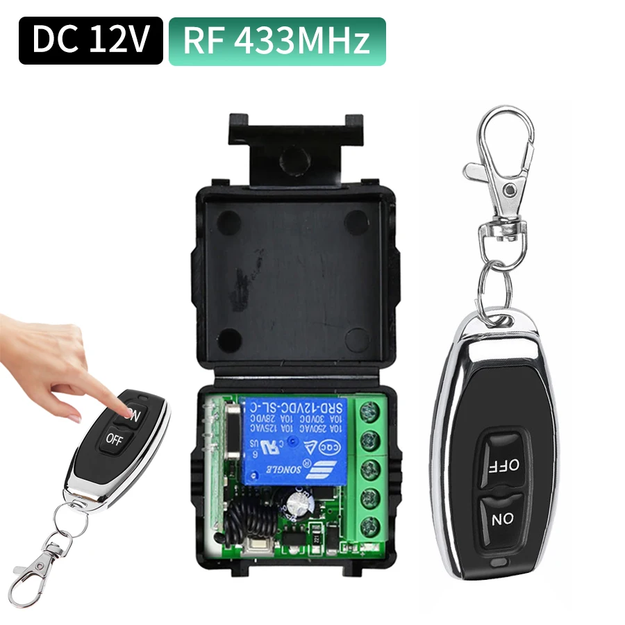 RF433MHz Wireless Switch Build – 433Mhz Receiver Module recenzja i cena