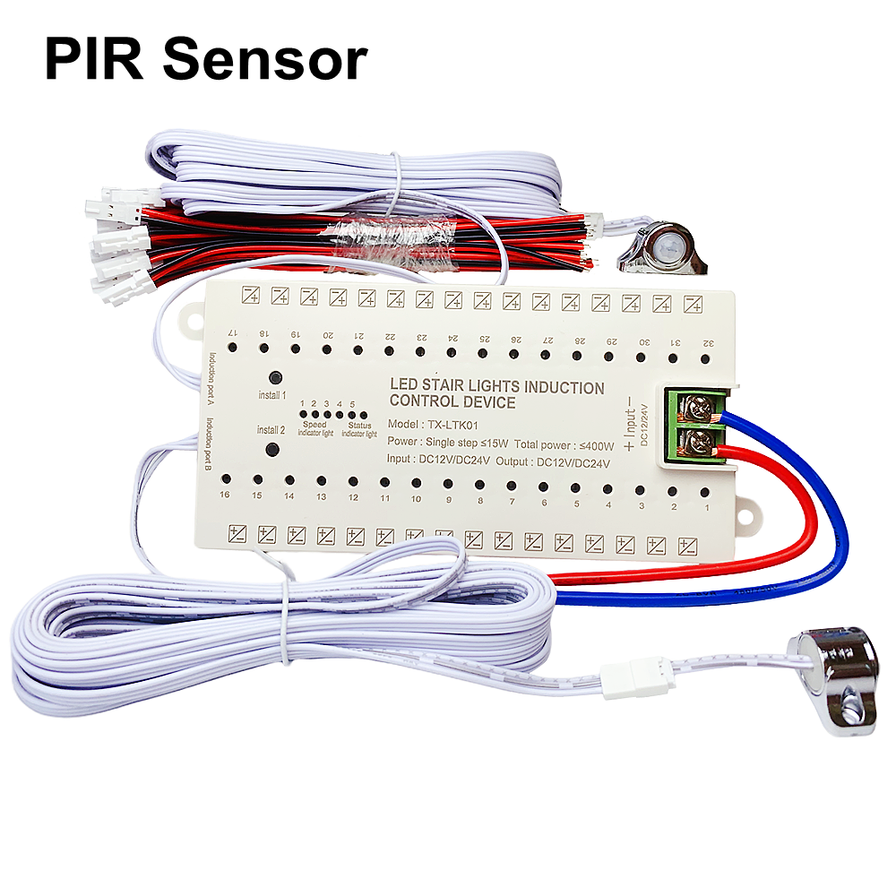 TX-LTK01 Stair Step LED Contro – Motion Sensor Pir Wired recenzja i cena