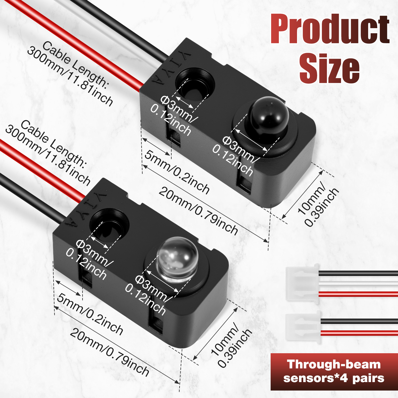 4 Pairs Infrared Break Beam Se – Diy Automation Projects recenzja i cena