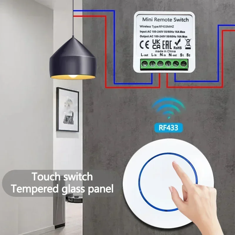 RF 433MHz Smart Wireless DIY R – Home Automation Panel Diy recenzja i cena