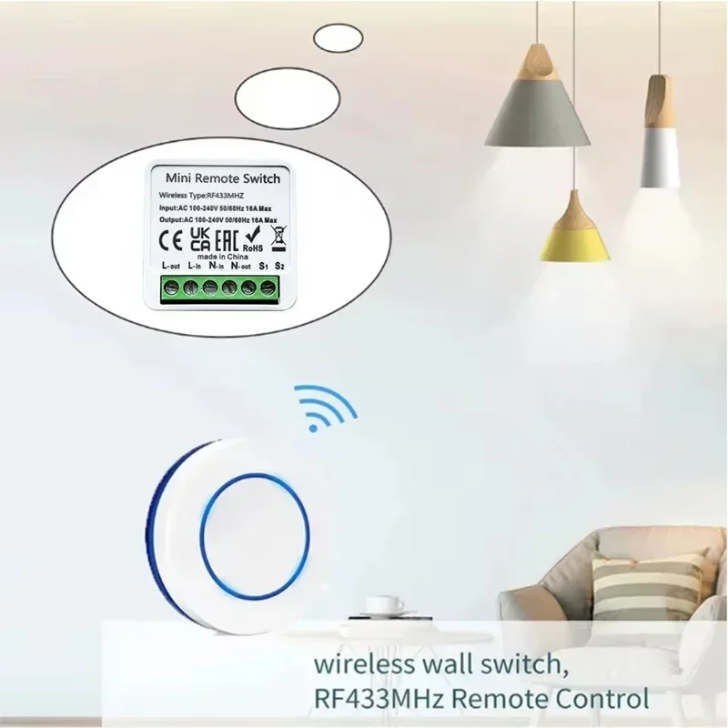 RF 433MHz Smart Wireless DIY R – Home Automation Panel Diy recenzja i cena