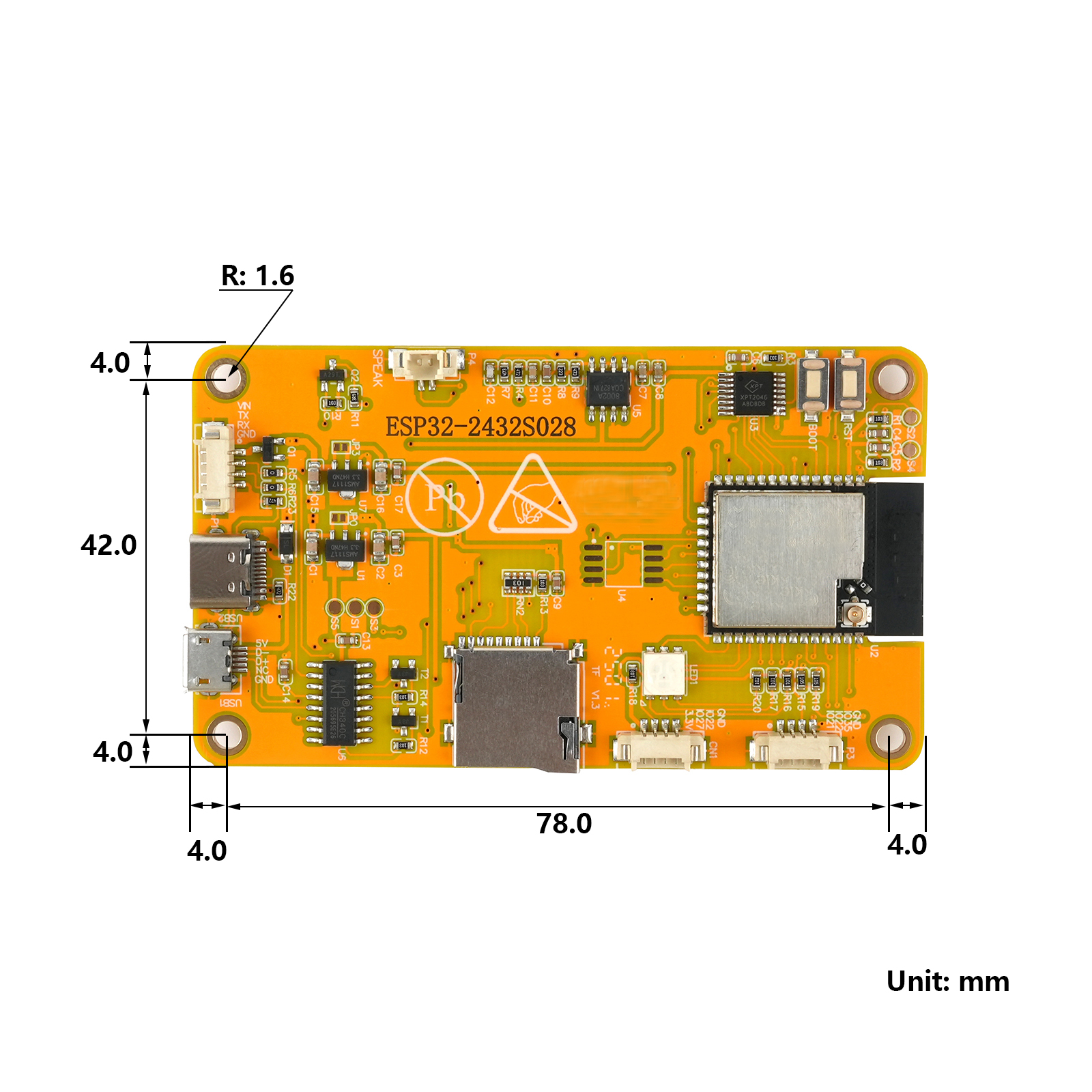 RCmall 2.8'' ESP32 LCD Display – Home Automation Arduino recenzja i cena