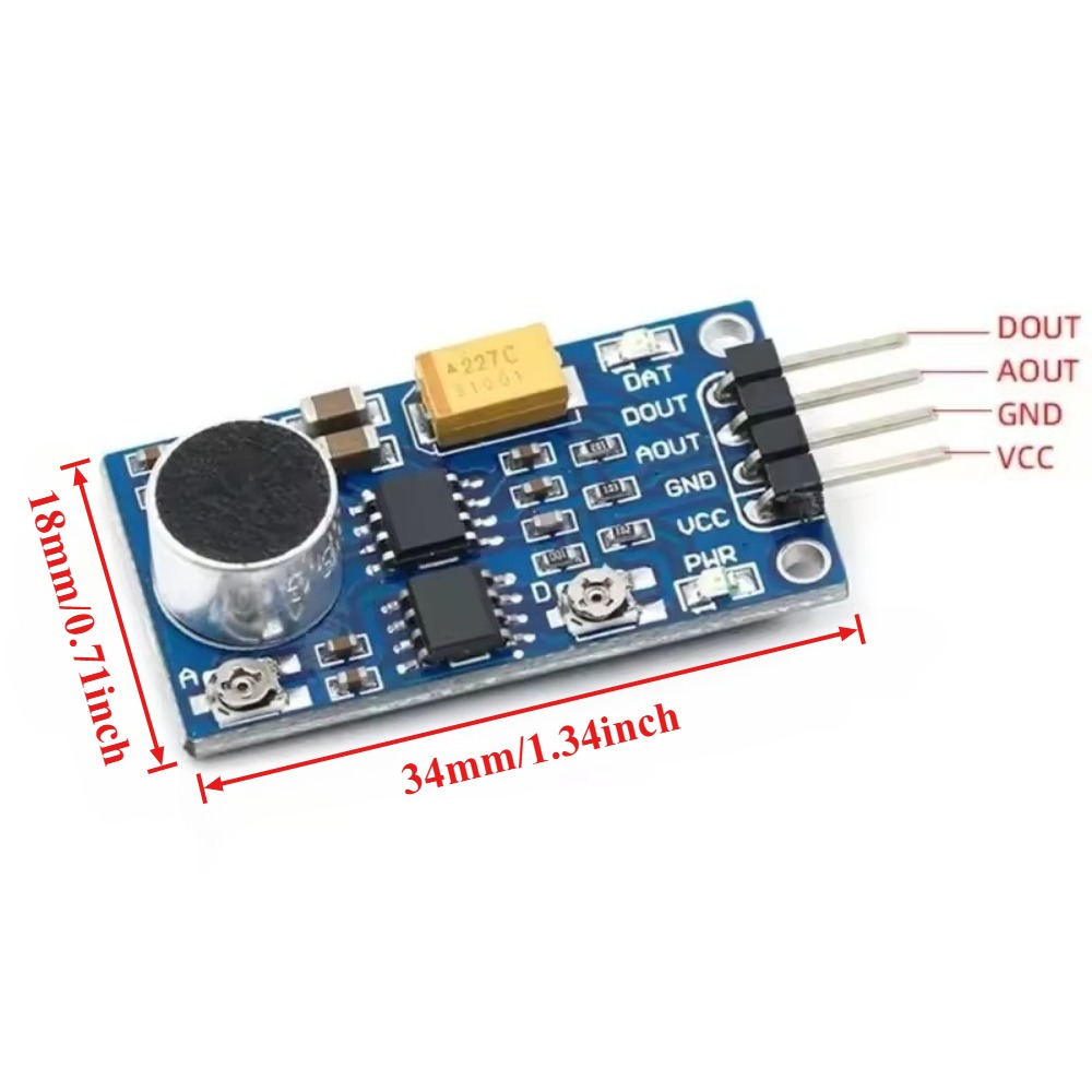 Sound Sensor Module LM386 Voic – Home Automation With Arduino recenzja i cena