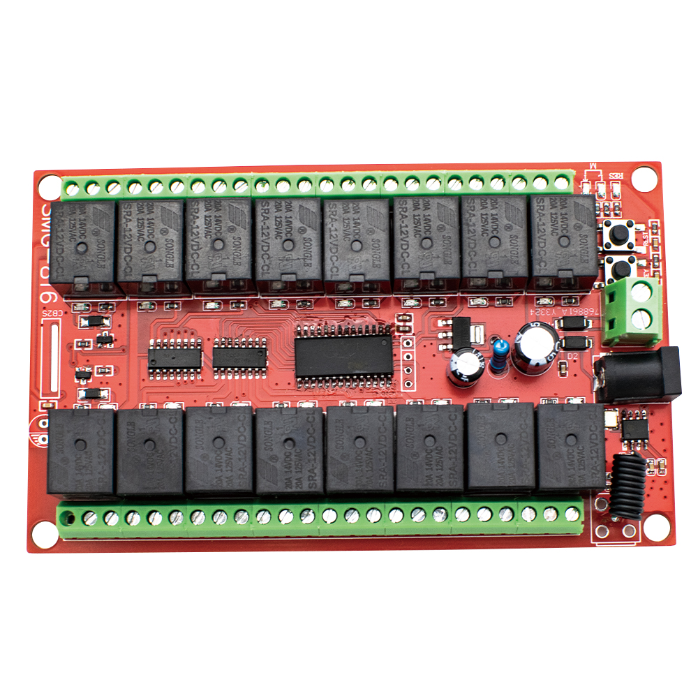 16CH 433MHz RF Wireless Remote – 433Mhz Receiver Module recenzja i cena