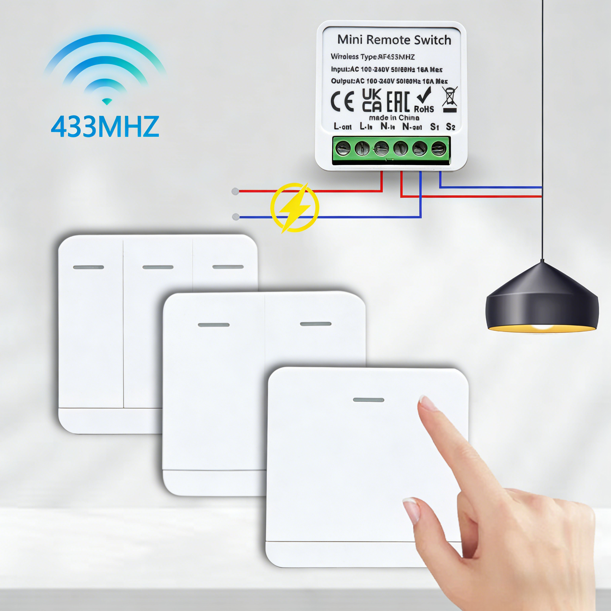 RF 433MHz Smart DIY Wireless S – Diy Home Automation System recenzja i cena