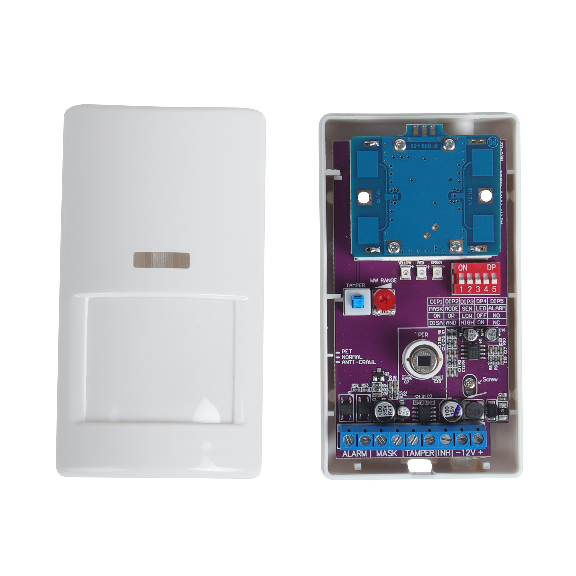 DC12V Dual-tech MW+PIR Wired M – Motion Sensor Pir Wired recenzja i cena