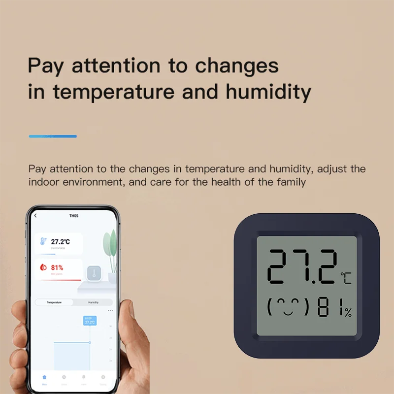 Mini Smart Thermometer Hygrome – Temperature Humidity Sensor recenzja i cena