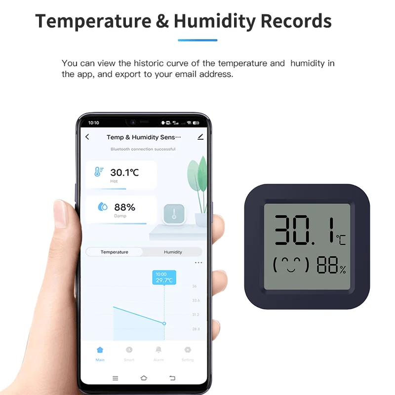 Mini Smart Thermometer Hygrome – Temperature Humidity Sensor recenzja i cena