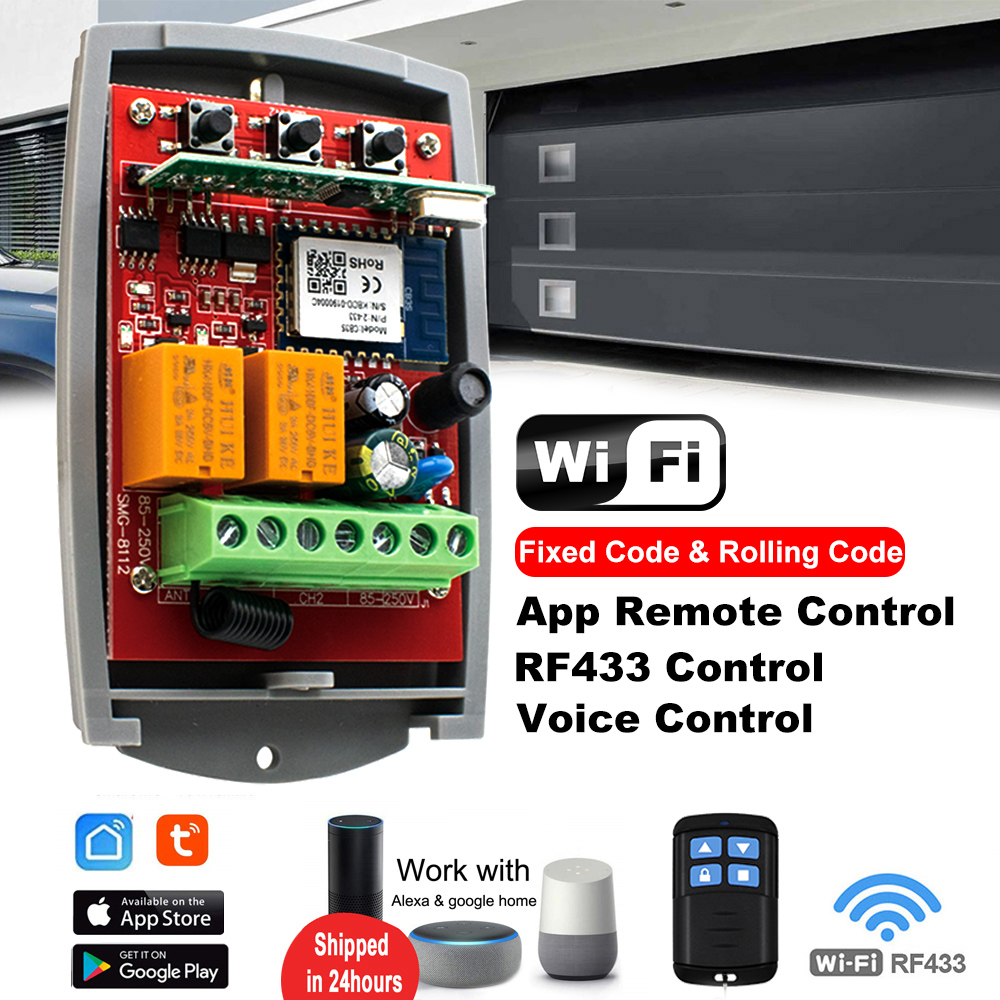 Tuya Auto Gate Control Opener  – 433Mhz Receiver Module recenzja i cena