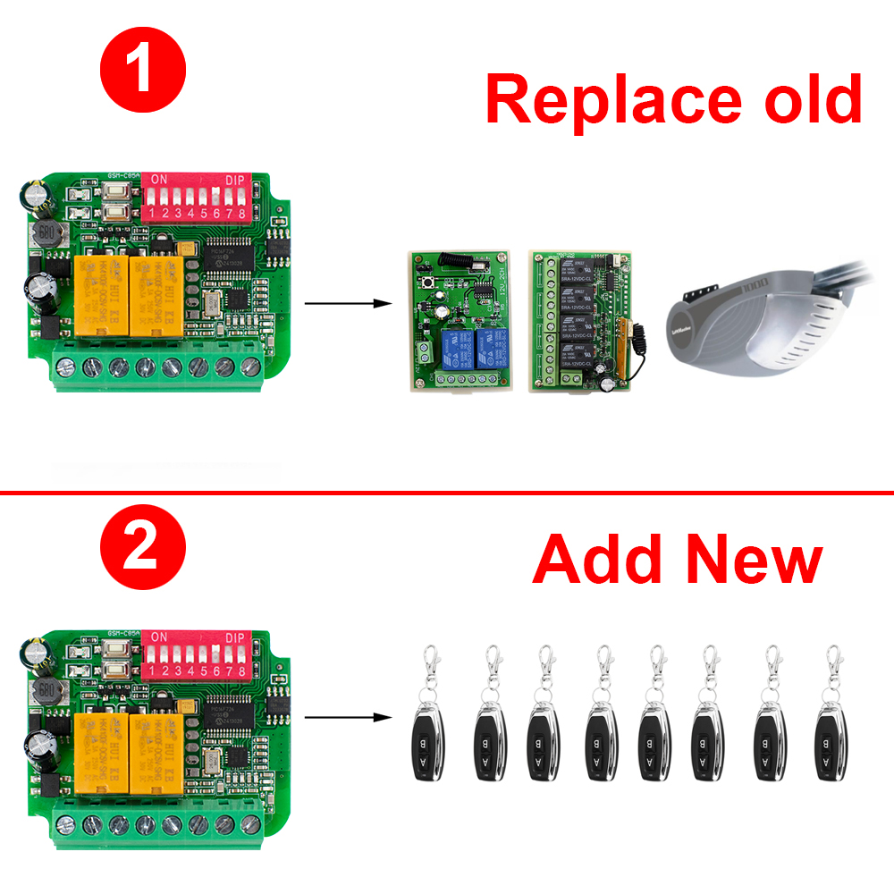 Garage Door Receiver Controlle – 433Mhz Receiver Module recenzja i cena