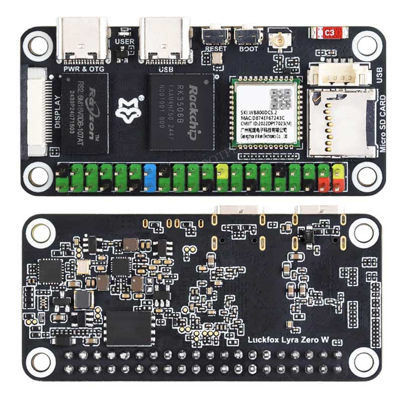 Luckfox Lyra Zero W RK3506B Ro – Pi Zero W Board recenzja i cena