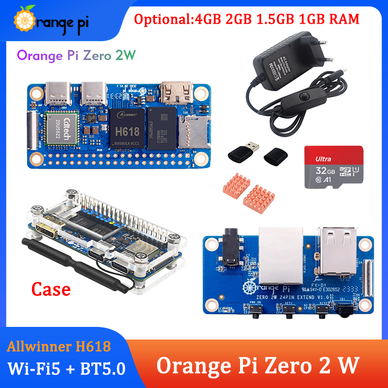 Orange Pi Zero 2W 4GB 2GB 1.5G – Pi Zero W Board recenzja i cena