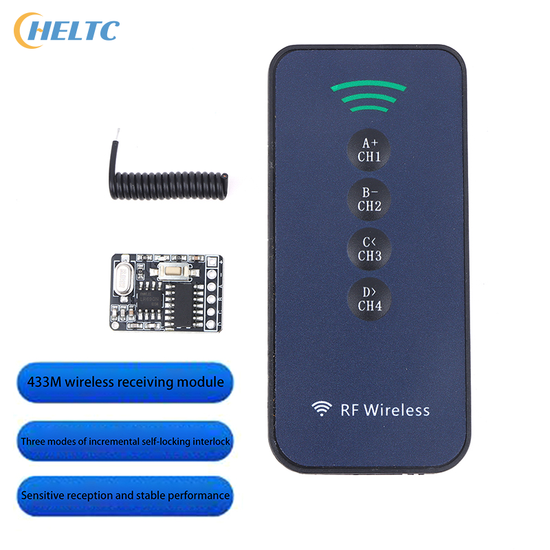 DC3-5V 433Mhz Wireless Remote  – 433Mhz Receiver Module recenzja i cena