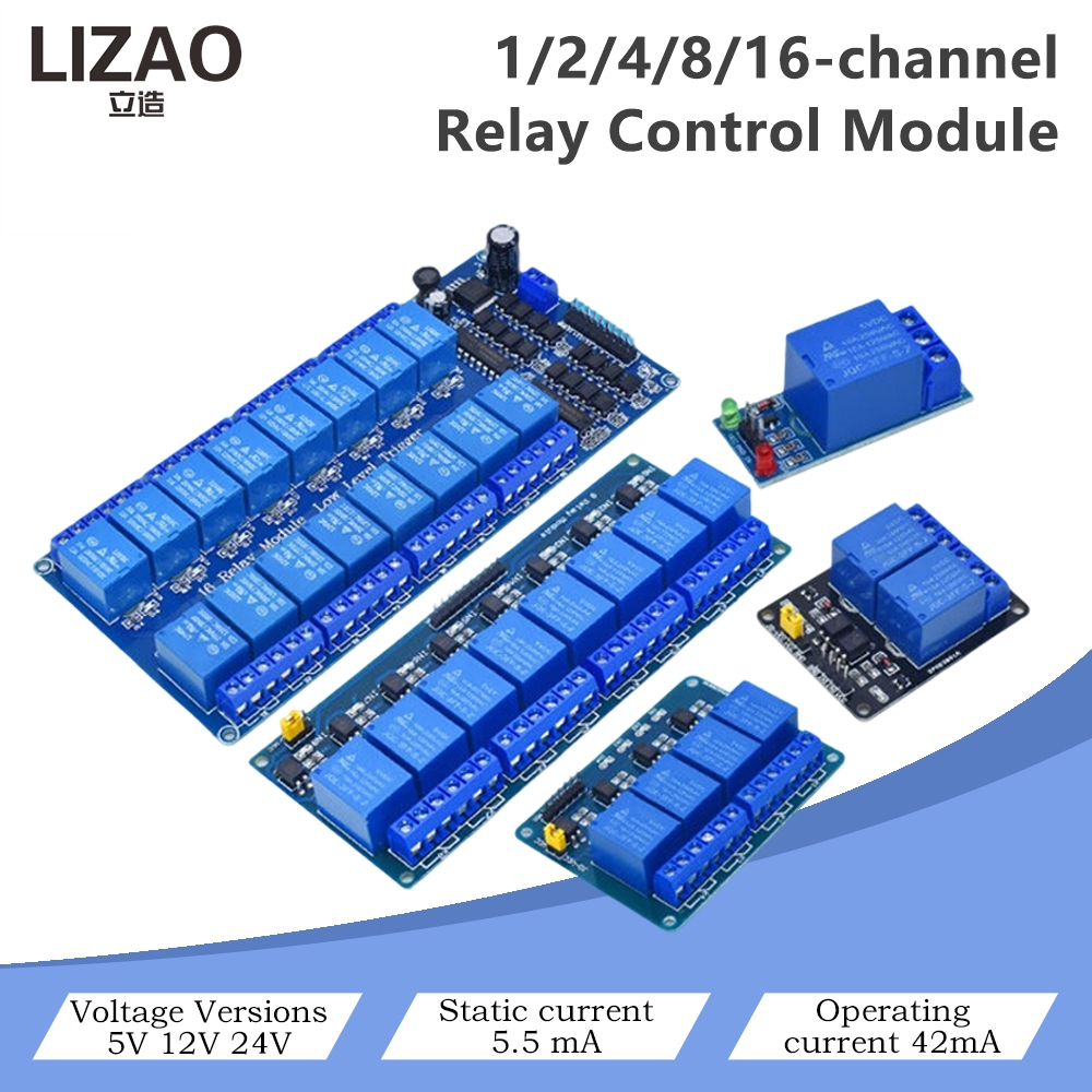 5V/12V/24V 1/2/4/8/16 Channel  – Home Automation With Arduino recenzja i cena
