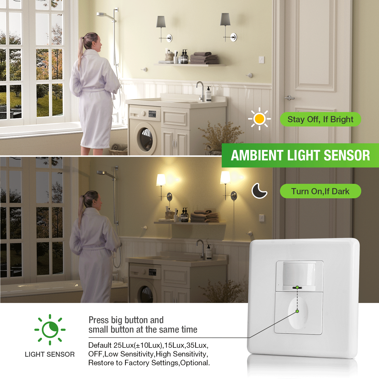 Motion Sensor Switch with Occu – Motion Sensor Pir Wired recenzja i cena