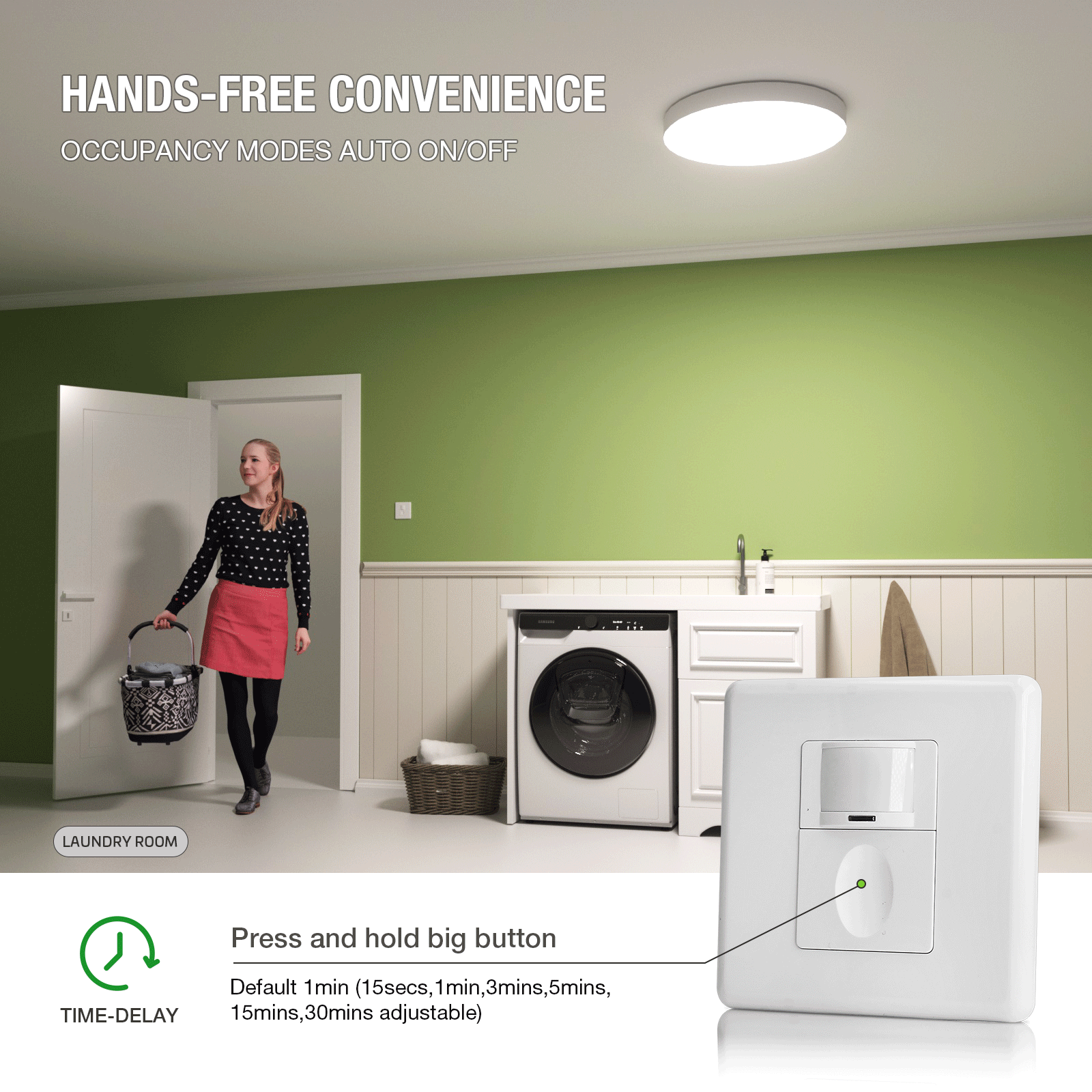 Motion Sensor Switch with Occu – Motion Sensor Pir Wired recenzja i cena