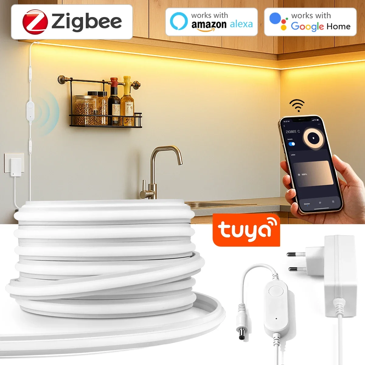 Zigbee 3.0 24V Neon LED Strip  – Zigbee Coordinator Stick recenzja i cena