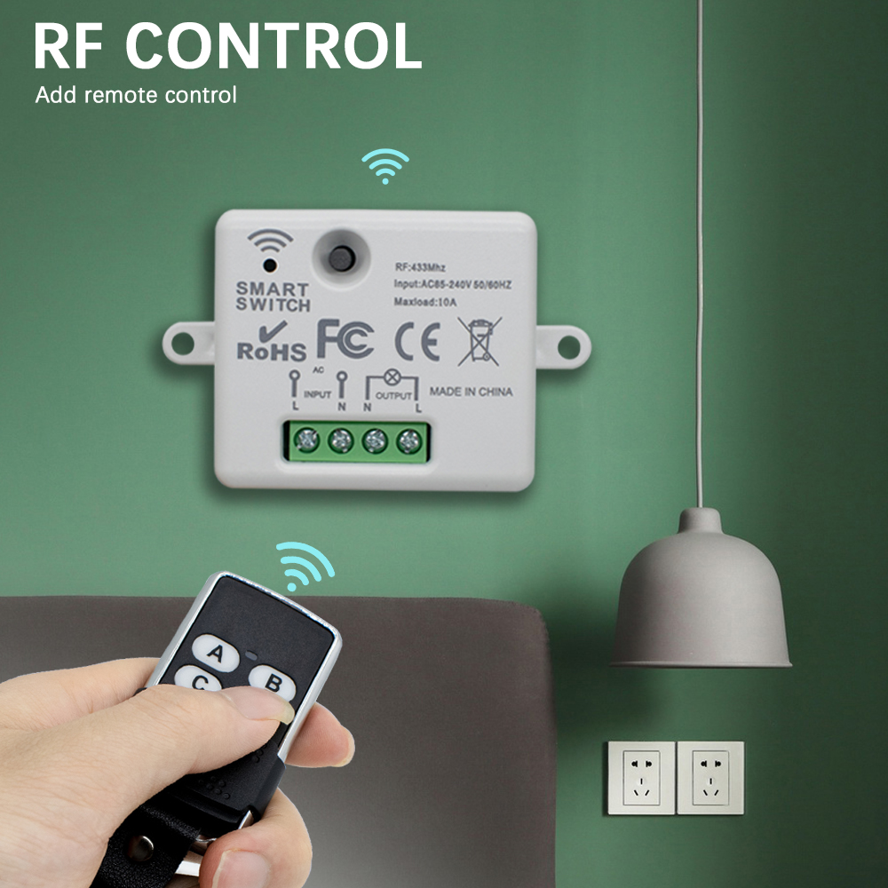 220V 1CH Wireless Remote Contr – 433Mhz Receiver Module recenzja i cena