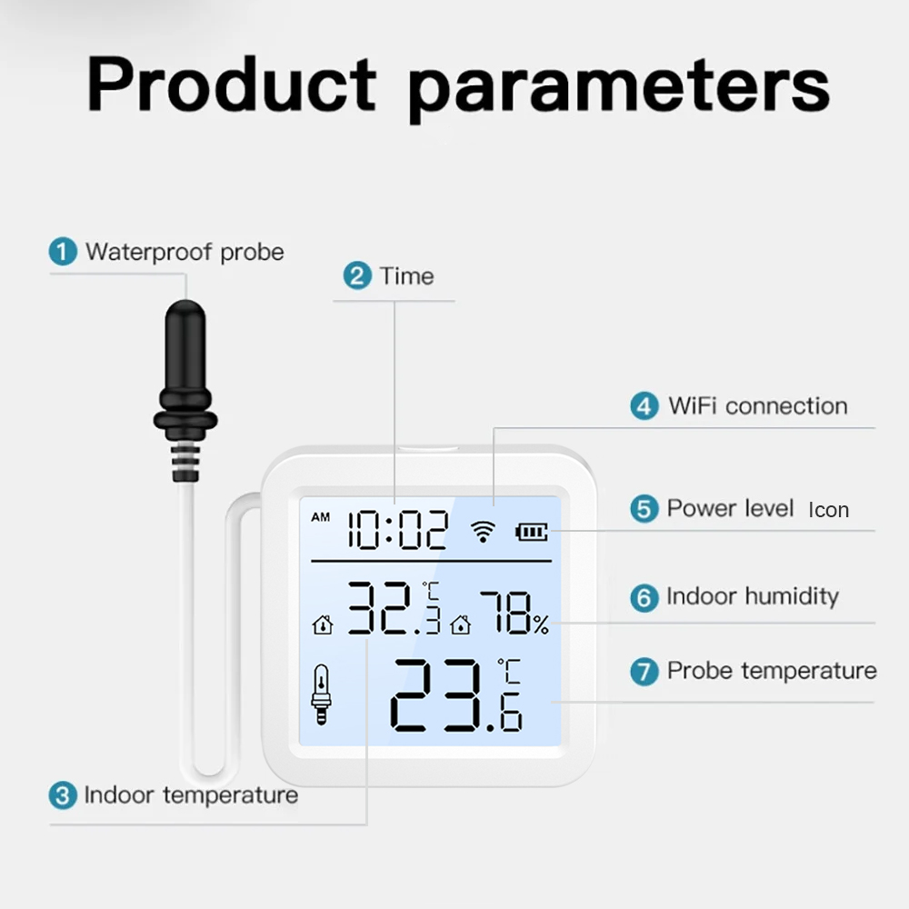 WiFi Humidity Temperature Sens – Temperature Humidity Sensor recenzja i cena
