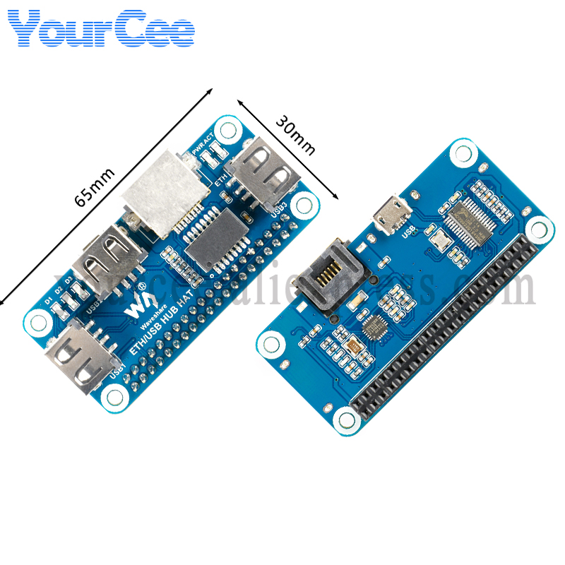USB HUB HAT to Ethernet RJ45 N – Pi Zero W Board recenzja i cena