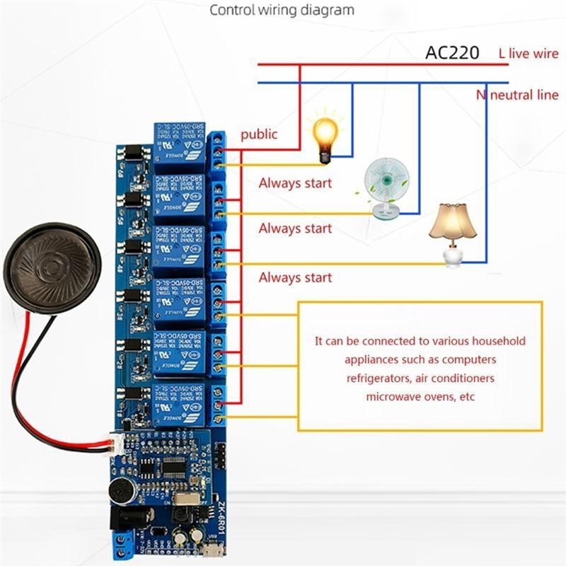 Smart Home Voice Control Board – Home Automation Diy Projects recenzja i cena